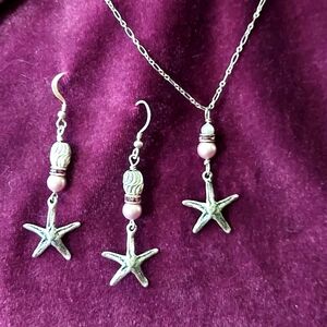 Seaside Earring and Necklace Set